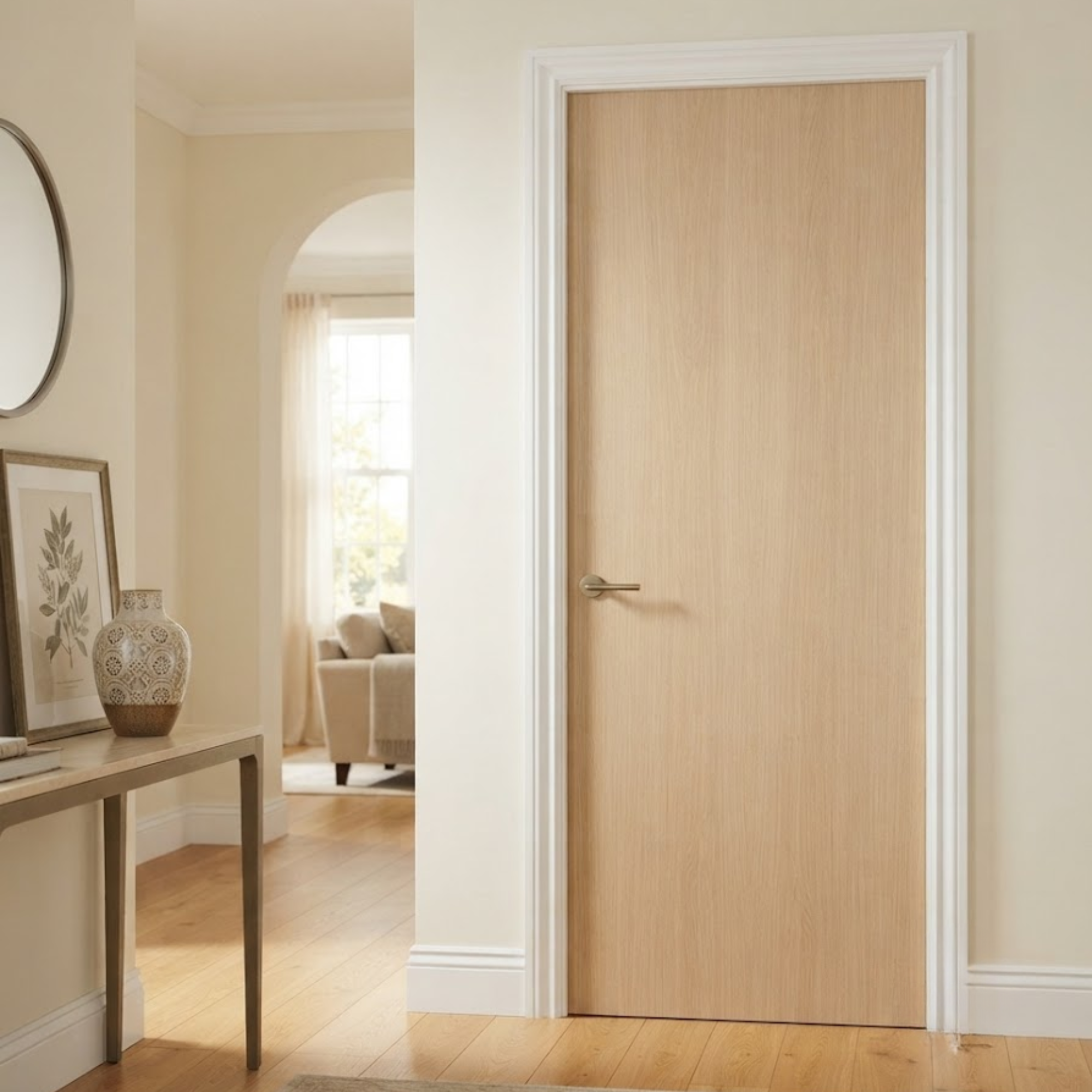Elm™ White Oak Flush panel